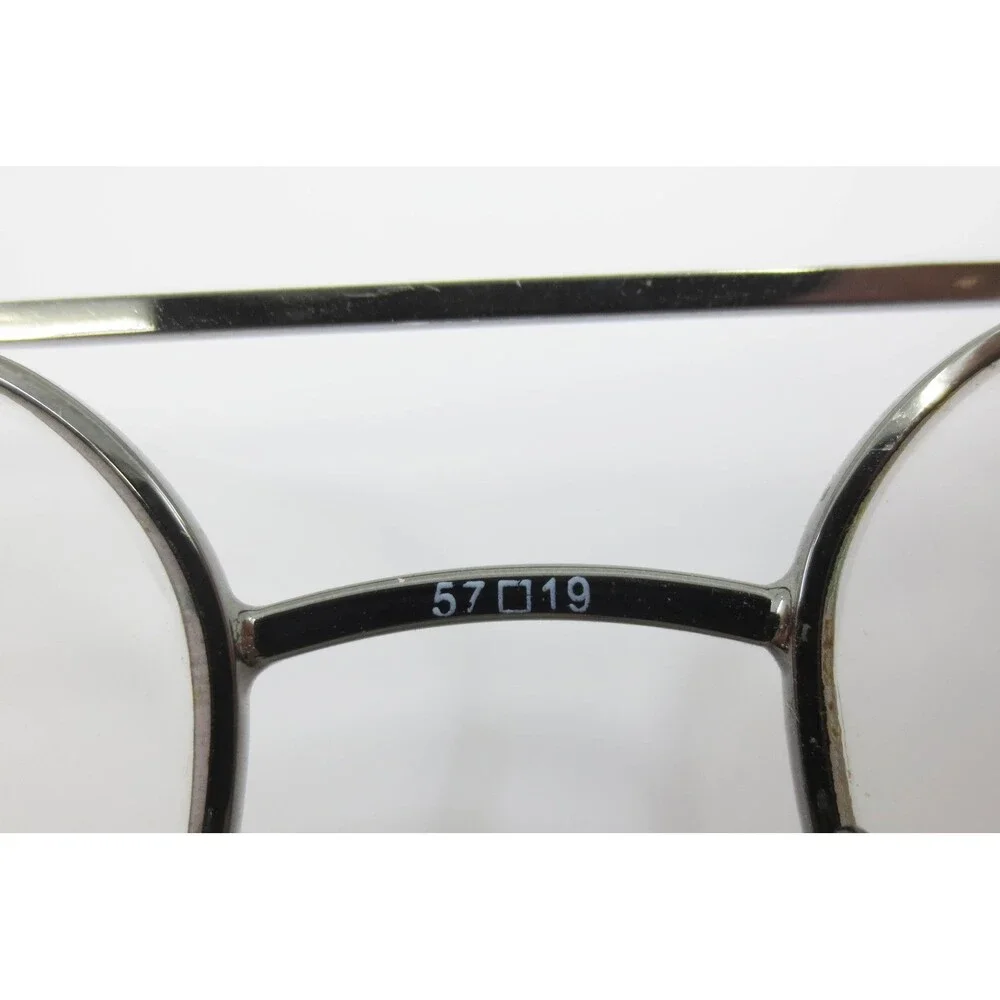 Wrangler Aviator Eyeglasses Gunmetal Double Bridge Metal Frames W129 GUN 57-19